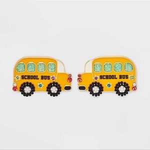 Sugarfix by Baublebar Yellow Bus “Field Trippin” Statement Earrings
